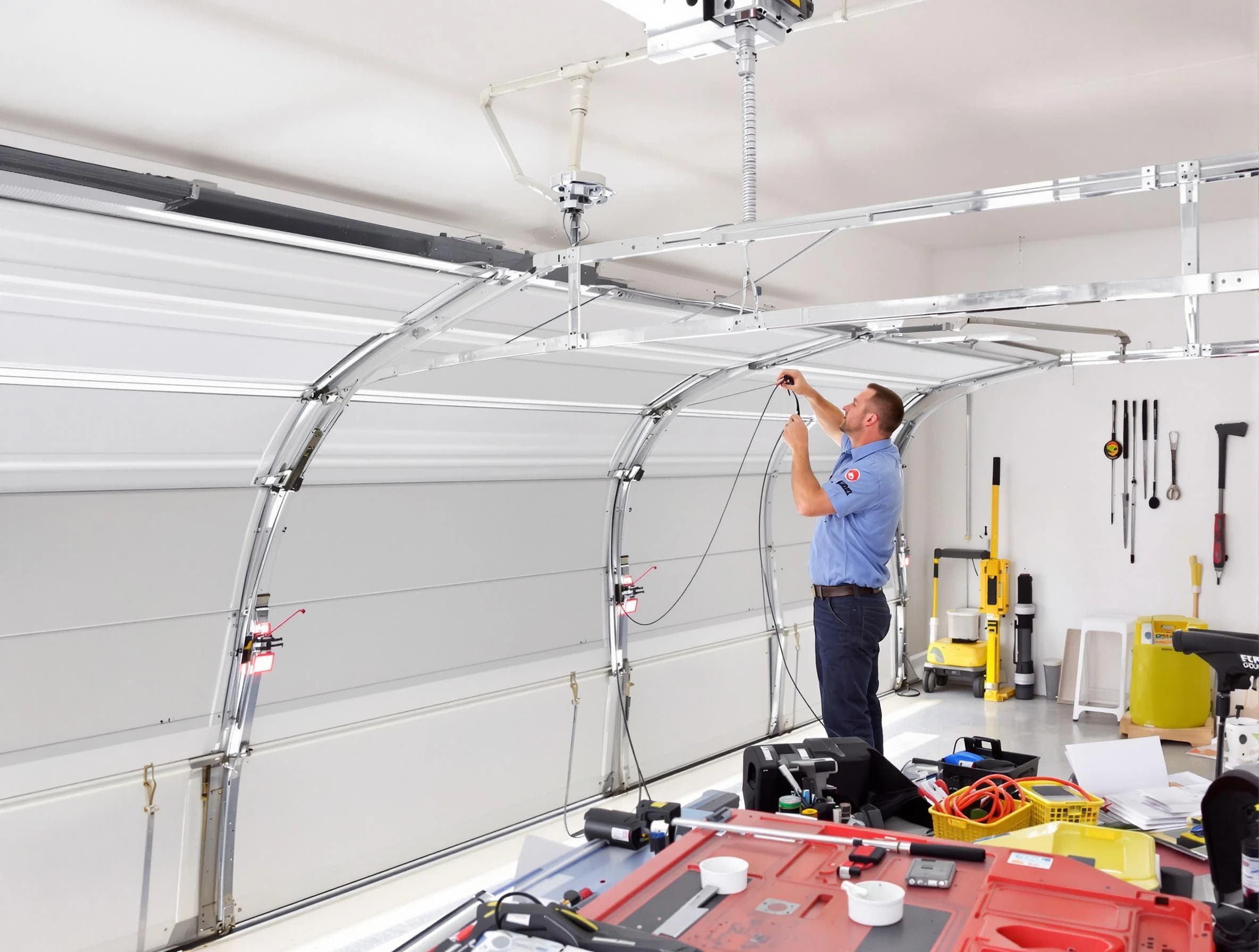 Garage door cable repair service by Farr West Garage Door Repair in Farr West