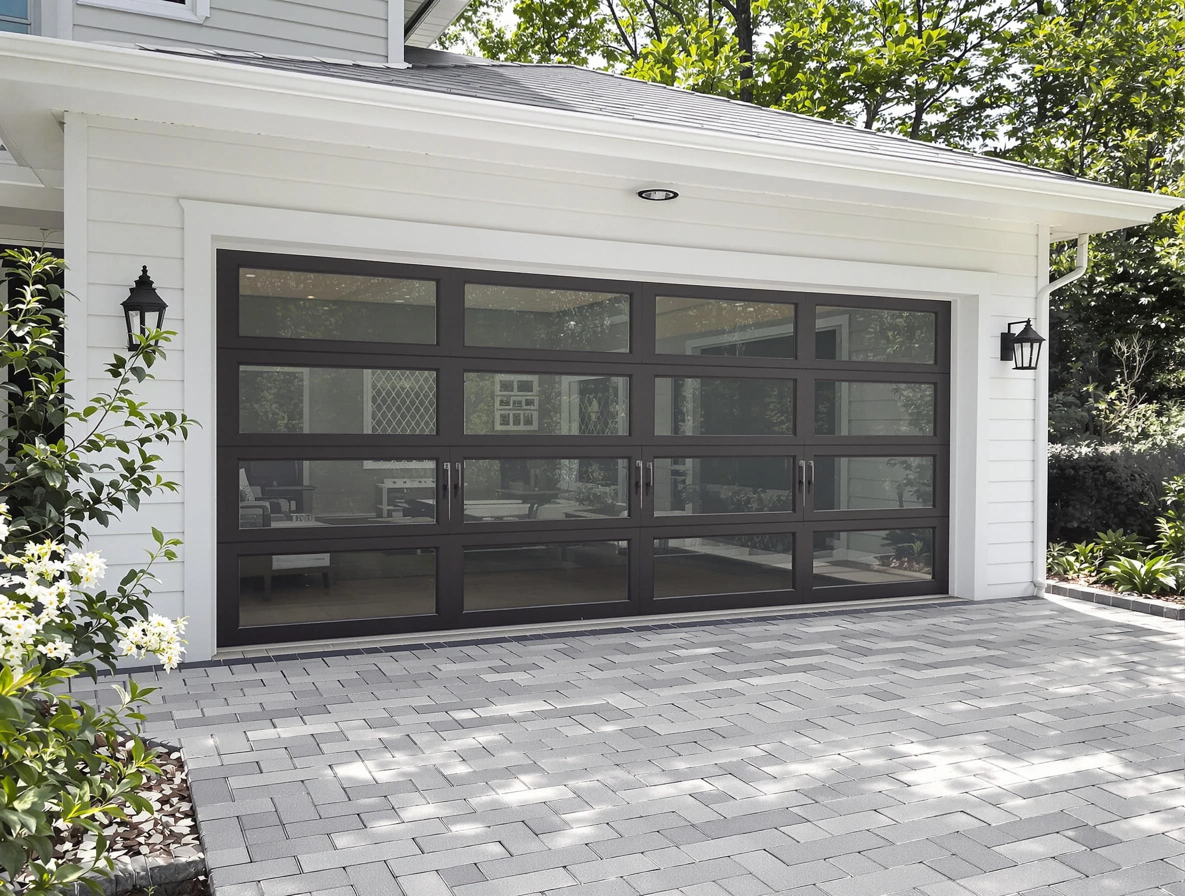 Farr West Garage Door Repair design specialist presenting custom garage door options to Farr West homeowner