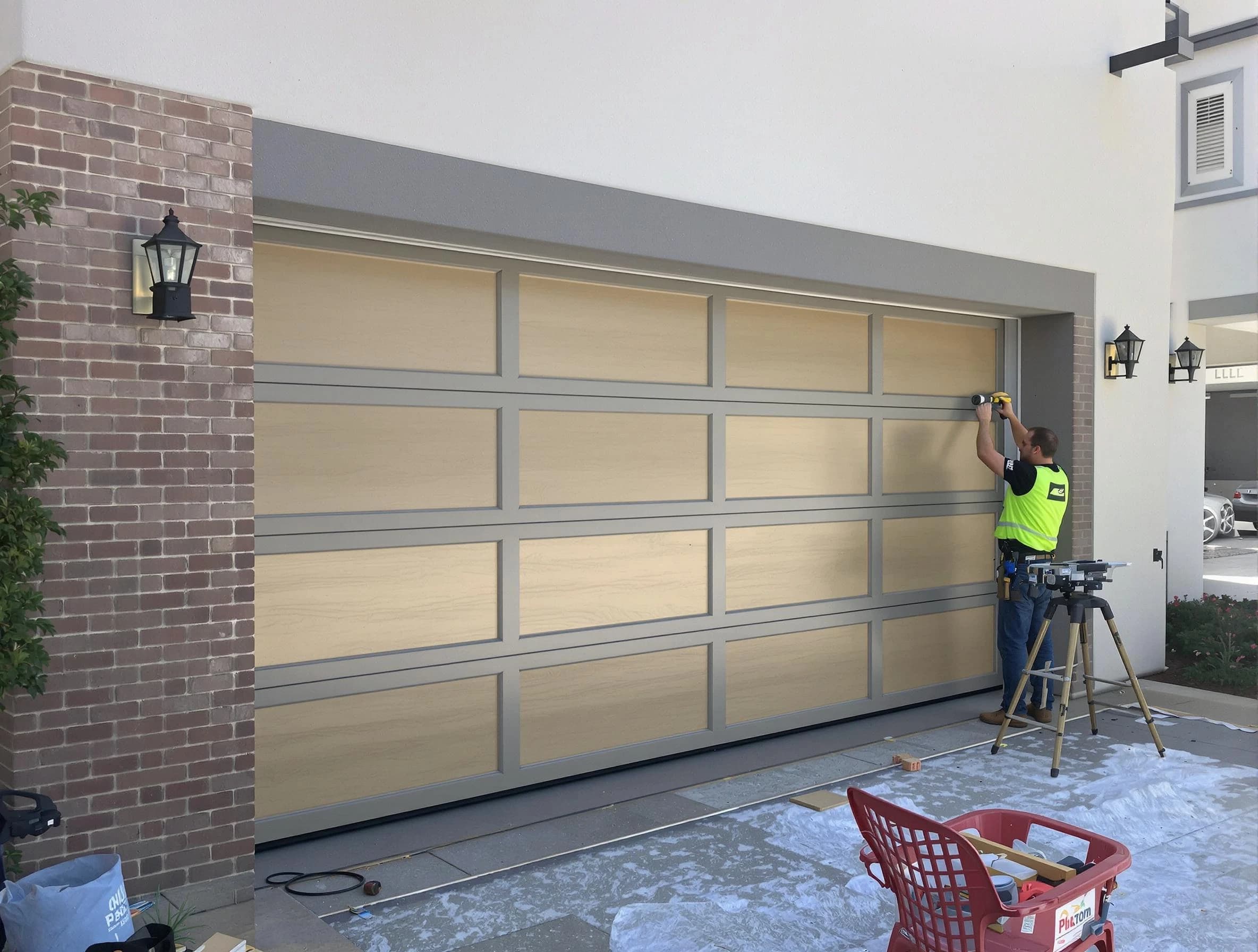 Garage door replacement service by Farr West Garage Door Repair in Farr West