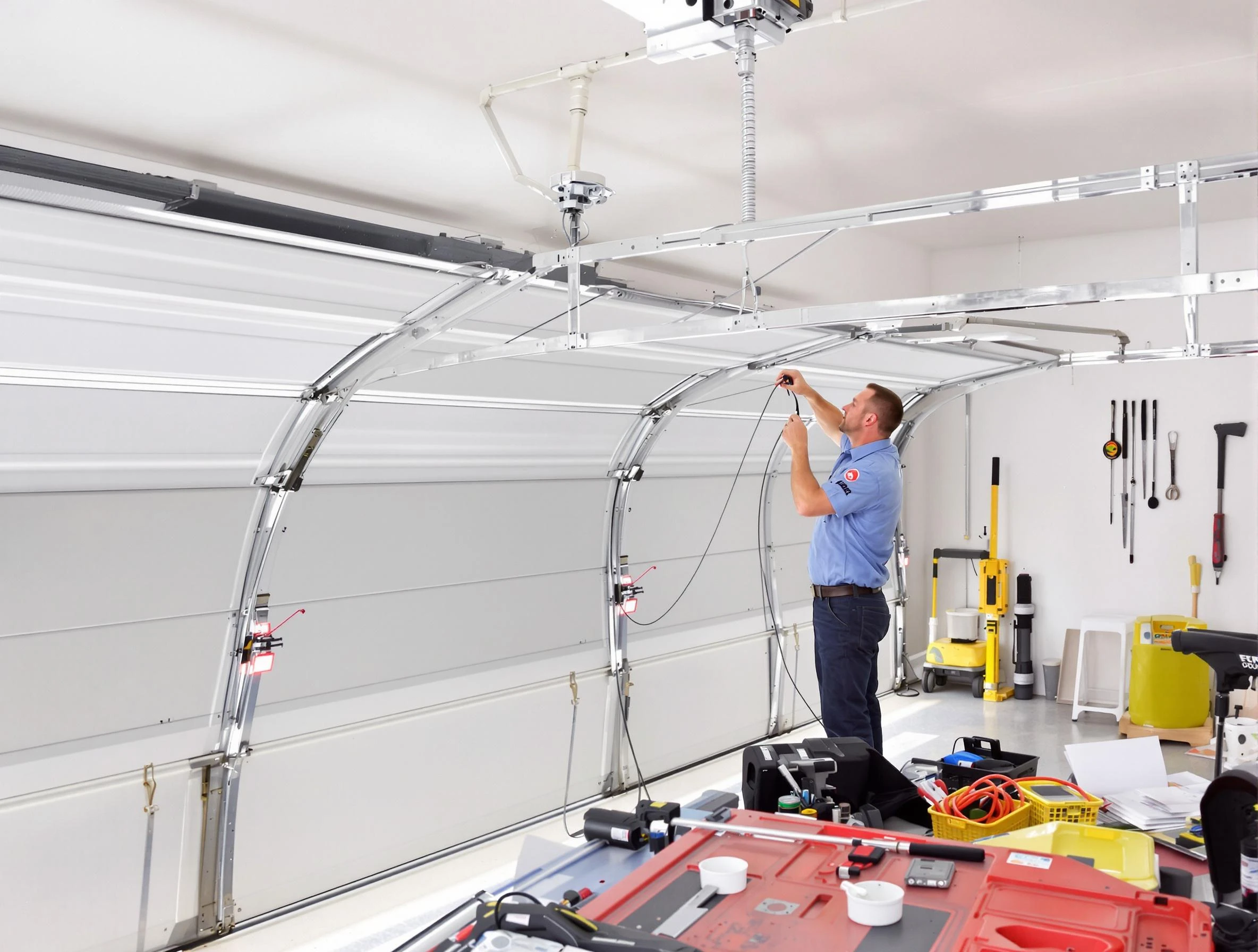 Garage door cable repair service by Farr West Garage Door Repair in Farr West