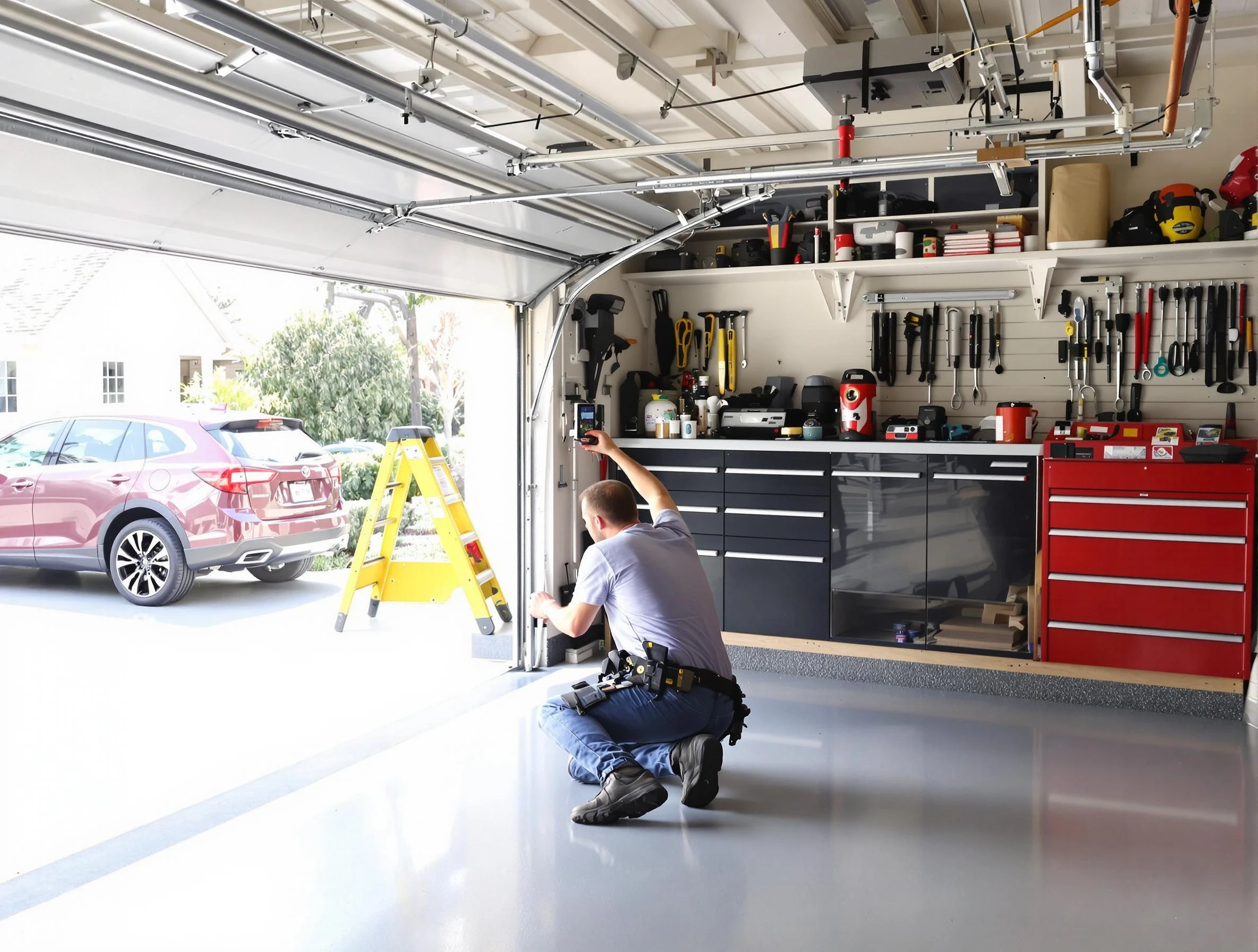 Local garage door repair service by Farr West Garage Door Repair in Farr West