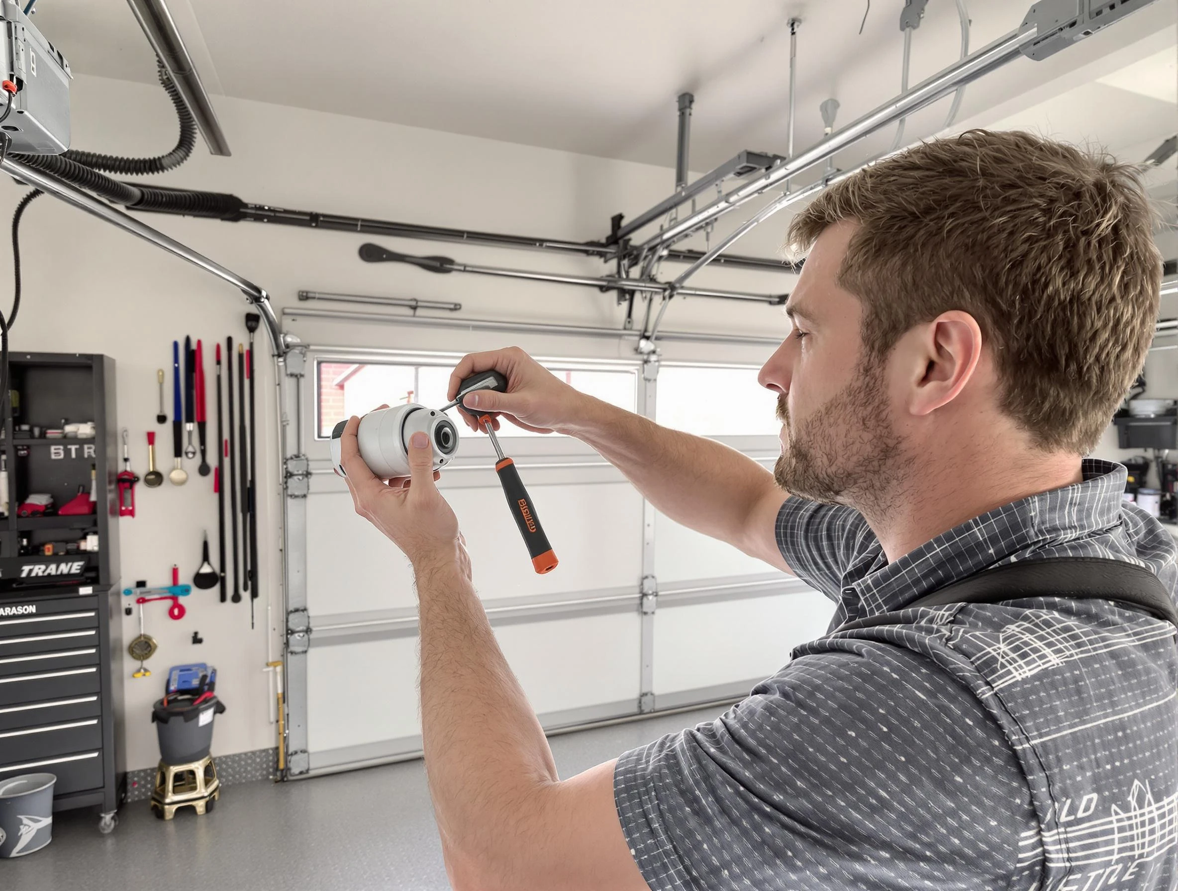 Garage door opener repair service by Farr West Garage Door Repair in Farr West