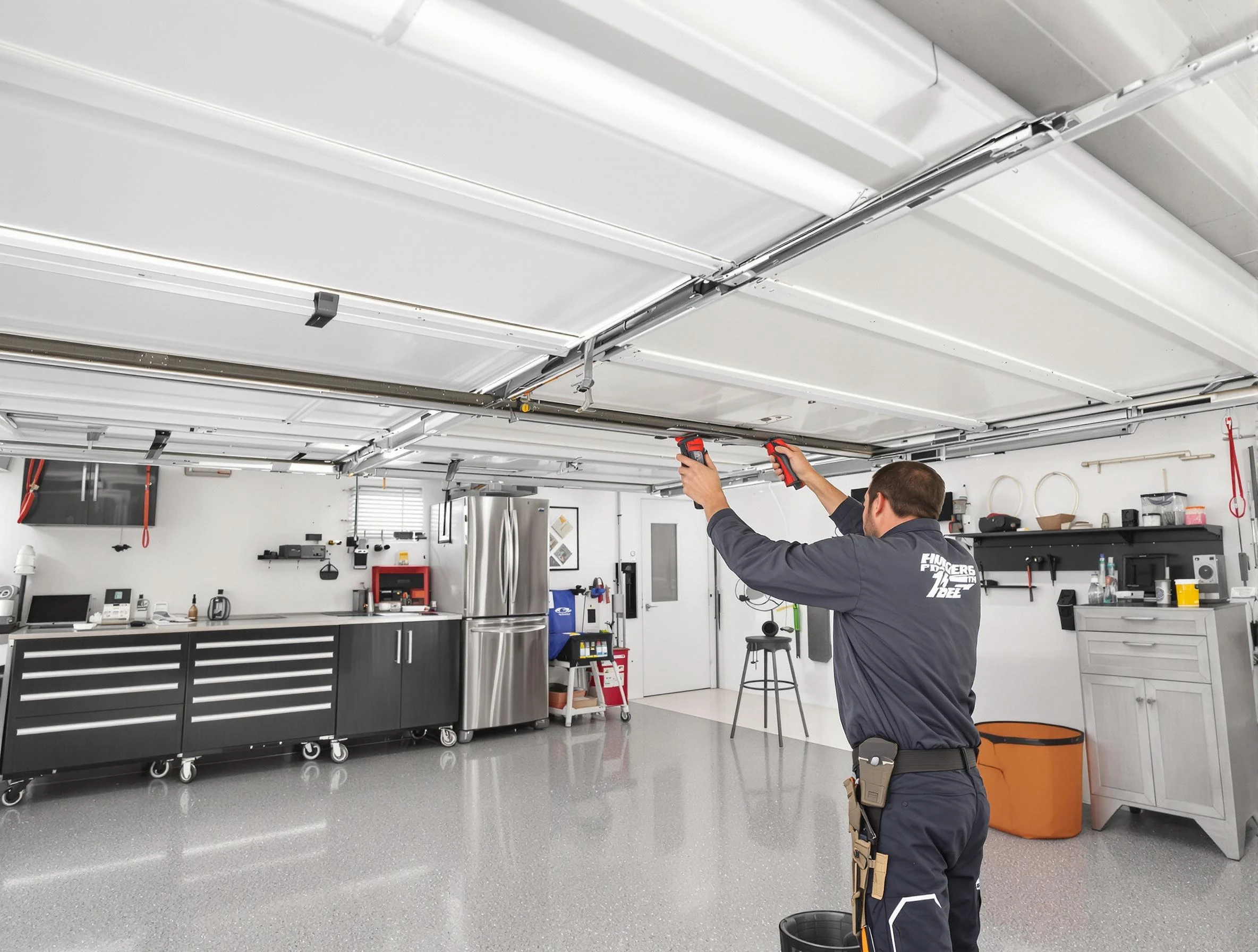 Overhead garage door repair service by Farr West Garage Door Repair in Farr West